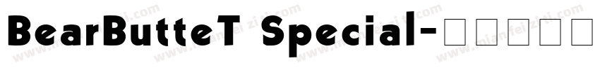 BearButteT Special字体转换